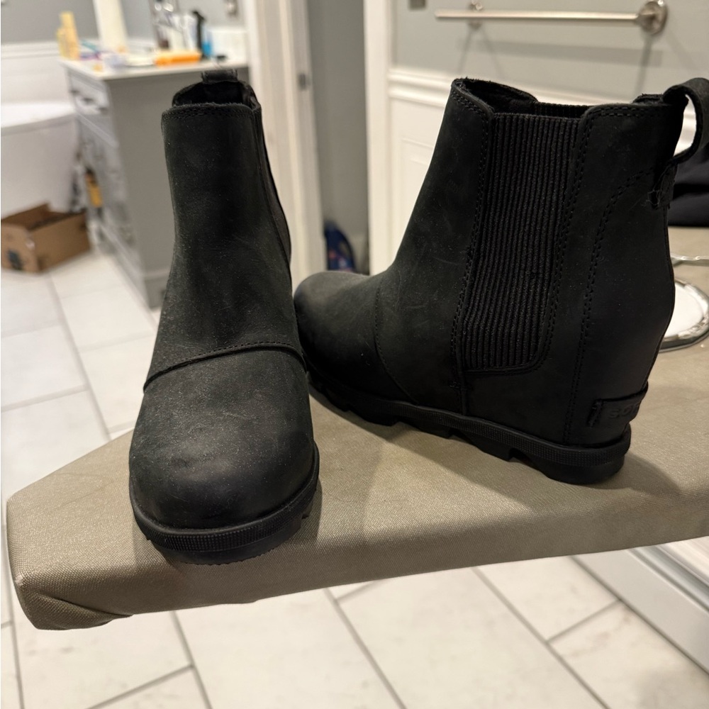 Sorel Black Ankle Boots